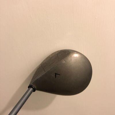 Lot of 3 Callaway Big Bertha Golf Clubs 2 Drivers and 1 Iron 