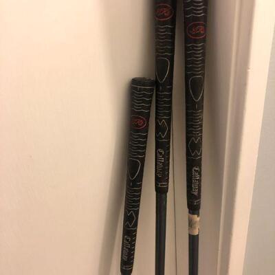 Lot of 3 Callaway Big Bertha Golf Clubs 2 Drivers and 1 Iron 