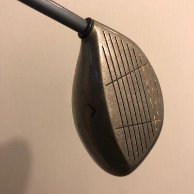 Lot of 3 Callaway Big Bertha Golf Clubs 2 Drivers and 1 Iron 