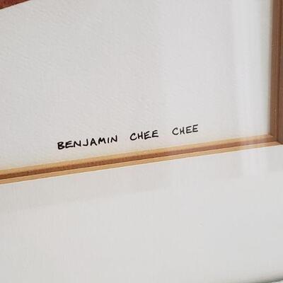 Lot 83: Original Silkscreen Artwork 'Spring Flight' by Benjamin Chee Chee