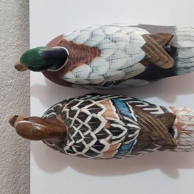 Lot 84: (2) Handpainted Ducks