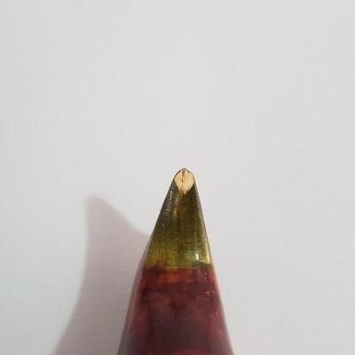 Lot 89:  (2) Beautiful Handcarved and Stained Wood Birds