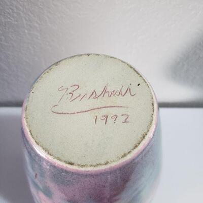 Lot 90: Signed Pottery Vessel 