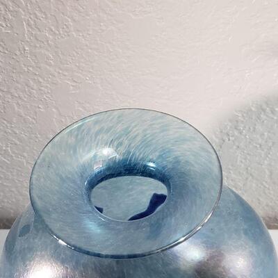 Lot 95:  Glass Vessel with Stones Inside 