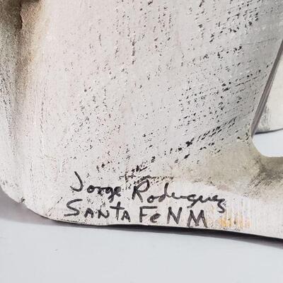 Lot 97: Handmade Wood Sculpture by Jorge Rodriguez Santa Fe, N.M