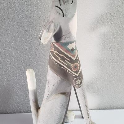 Lot 97: Handmade Wood Sculpture by Jorge Rodriguez Santa Fe, N.M