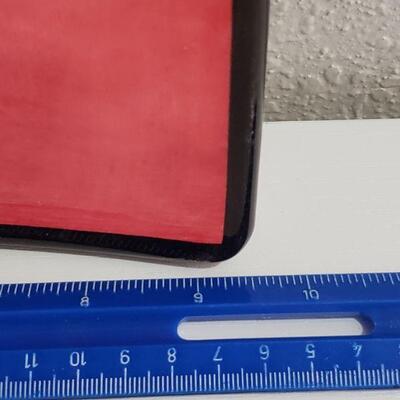 Lot 98: Naylor Art Hanging Plate 'Abstract' White Salmon, WA 