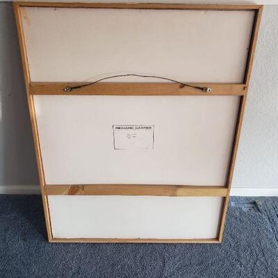 Lot 100:  Richard Carter 'Jetty Episode V" Abstract Artwork