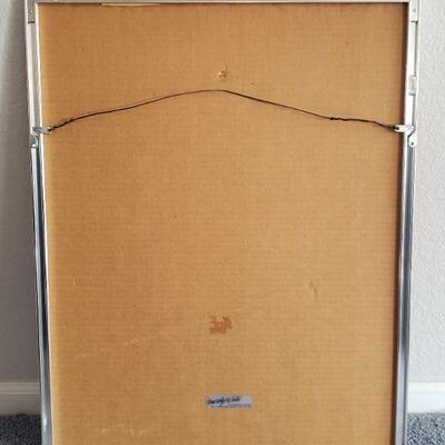 Lot 101:  VERY RARE! 'Grateful Dead' - Benton Poetry Series- Pencil Signed by the late Thomas W. Benton Silkscreen Print 