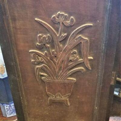 Lot #39  Antique Screen/Room Divider - 4 panels