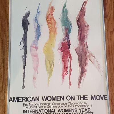 Lot 121: 1977 First National Womens Conference Poster Rare!