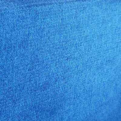 Lot 123: Blue Couch (photos look dark but close up of fabric shows true color)