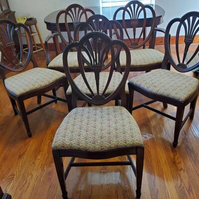 1950s Drexel Mahogany Dining Chairs, set of 6