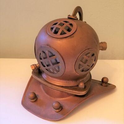 Lot #48  Decorative Diver's Helmet - Copper