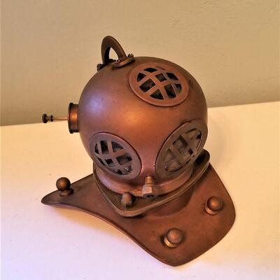 Lot #48  Decorative Diver's Helmet - Copper