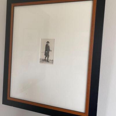 A - 402: Framed Reverend Hardie Thomas Etching 