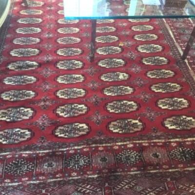 B - 416: Bokhara Oriental Wool Rug 