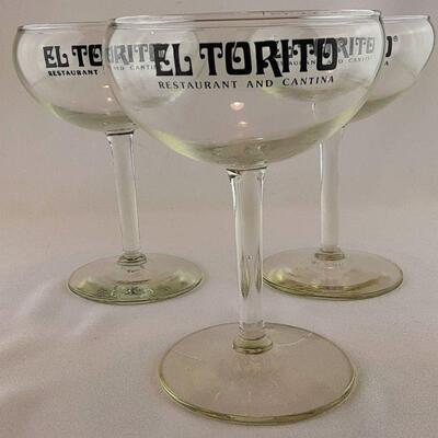 3 El Torito Stemware