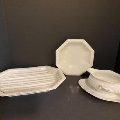 B - 477   4 White Rosenthal Serving Pieces