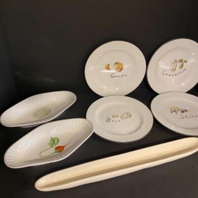 B - 478. Olive & Cheese Serving Plate