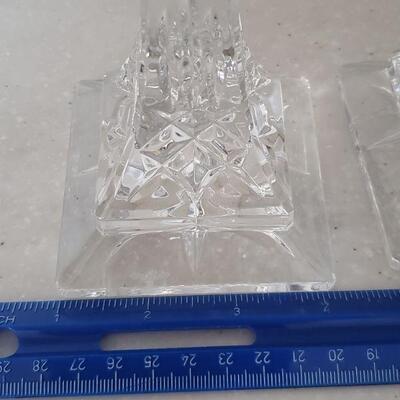 Lot 140: Waterford Crystal Candleholders (2)