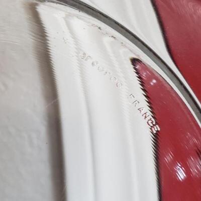 Lot 144: Vintage Arcoroc Dessert/Salad Serving Bowl Set