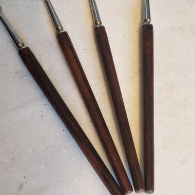 Lot 151: Mid Century Modern Inox (France) Fondue Forks 