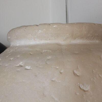 Lot 12 Large Heavy Plaster Style DÃ©cor Vase 