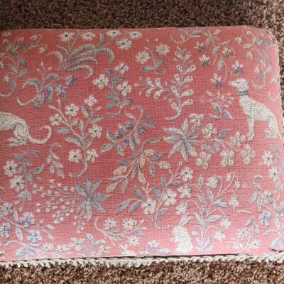 Lot 15 Magazine Rack & Foot Stool