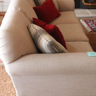 Lot 16 Craftmaster Linen Color Sofa #1