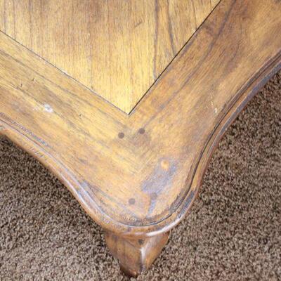 Lot 17 Lrg. Coffee Table w/ Shell Details