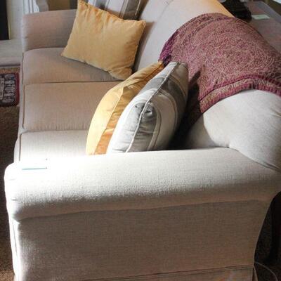 Lot 19 Craftmaster Linen Color Sofa #2
