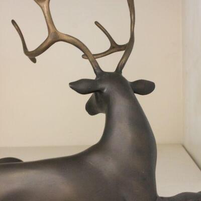 Lot 24 Metal Stag DÃ©cor 