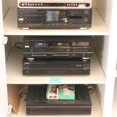 Lot 25 DVD, CD Changer & more Electronics