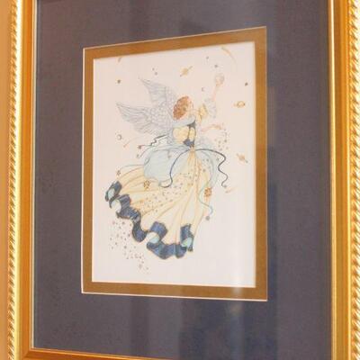 Lot 29 Pair of Framed Angel Prints