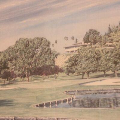 Lot 30 Signed 2001 San Joaquin Country Club Framed Print