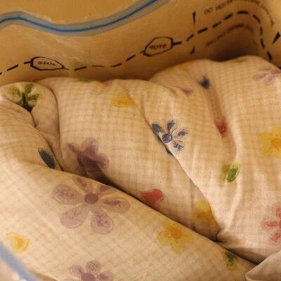 Lot 34 Queen Bed Linen & Misc. Baby Items & Blankets