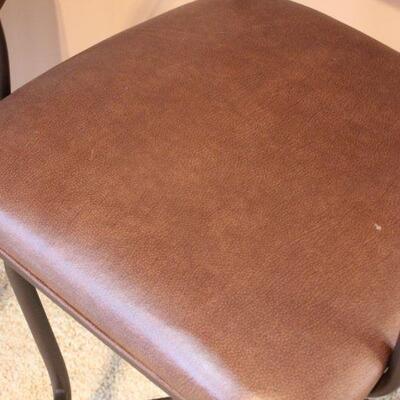 Lot 35 Set of 4 Iron Bar Stools