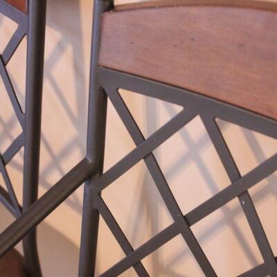 Lot 35 Set of 4 Iron Bar Stools