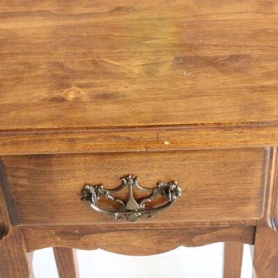 Lot 42 Vintage Side Table w/ Drawer