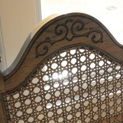 Lot 45 Pair of Cane Back, Barley Twist Leg Chairs