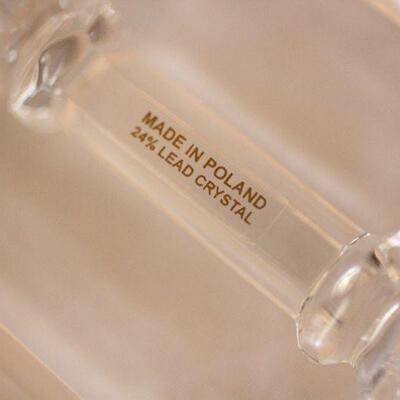 Lot 57 Lead Crystal 12pc Dumbbell/Napkin Rings