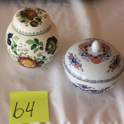 Lot 64 Mason's Ironstone Ginger Jar