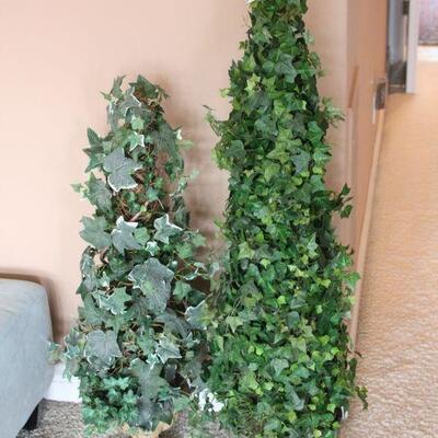 Lot 70 Two Faux Topiaries