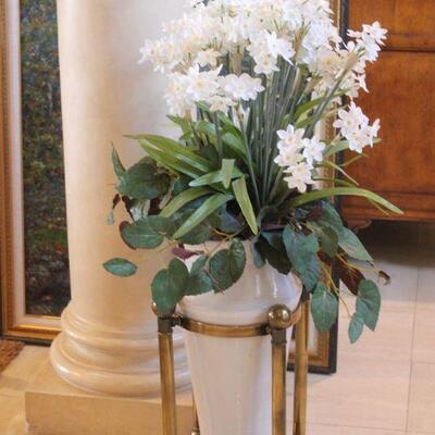 Lot 73 Brass Plant Stand