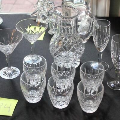 Lot 84 Waterford Crystal Set