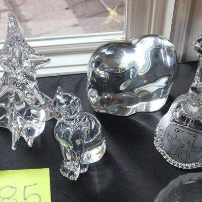 Lot 85 Baccarat Crystal Figurines & More