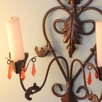 Lot 95 Wall Iron Candle Sconce