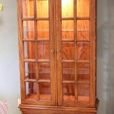 Lot 96 Lighted American of Martinsville Hutch