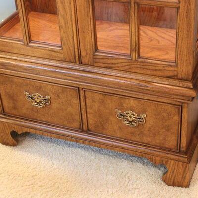 Lot 96 Lighted American of Martinsville Hutch